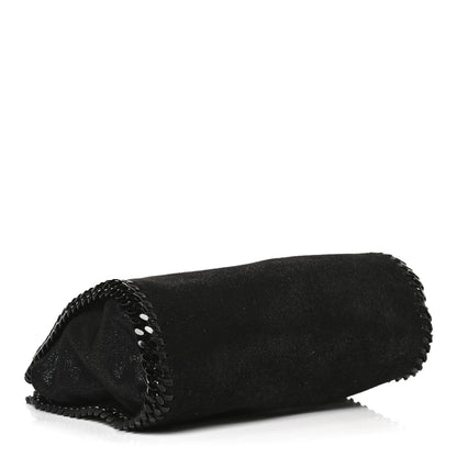 Stella McCartney Shaggy Deer Mini Falabella Fold Over Tote Black 4 of 12