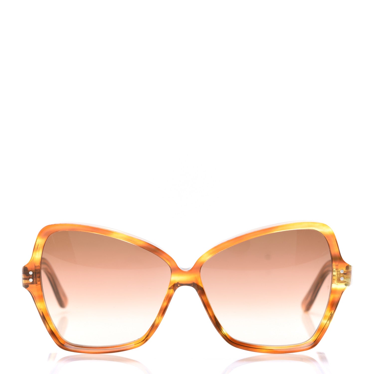 Celine Acetate Butterfly Sunglasses CL40064I Havana 2 of 6