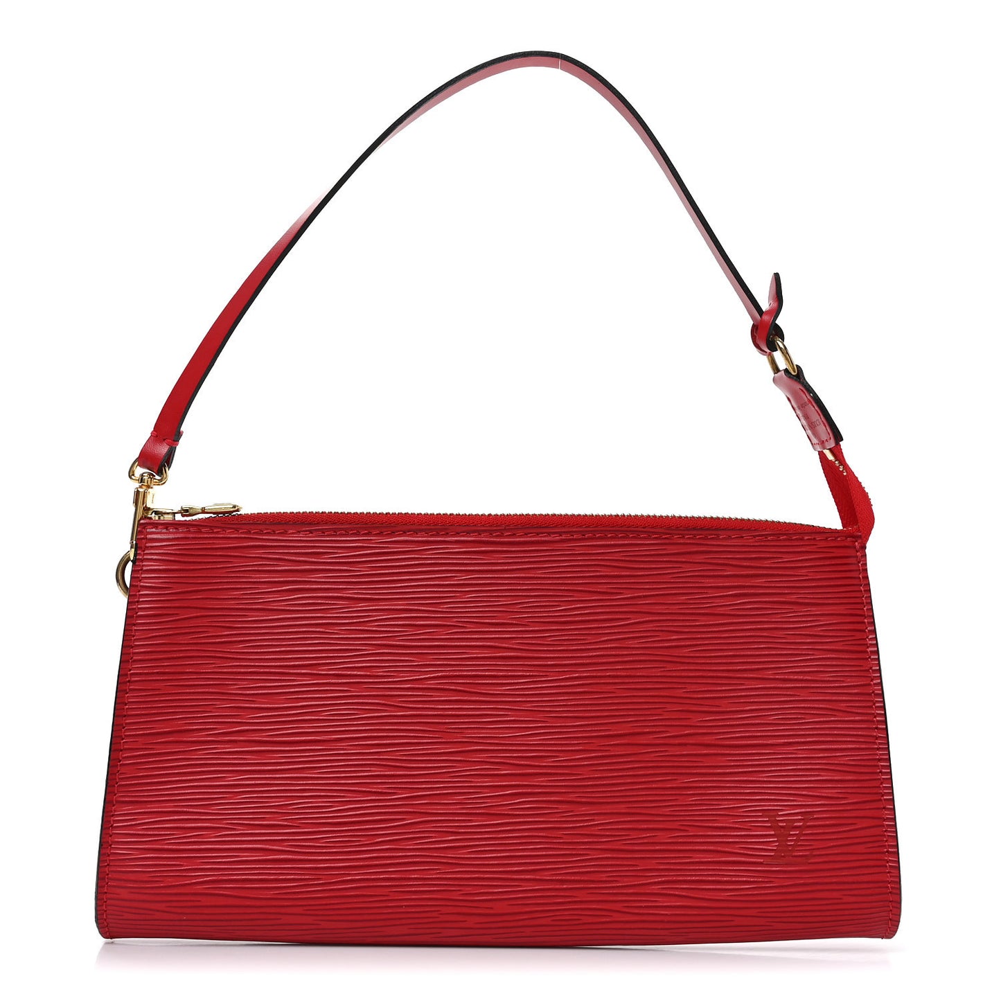 Epi Pochette Accessories 24 Castillan Red