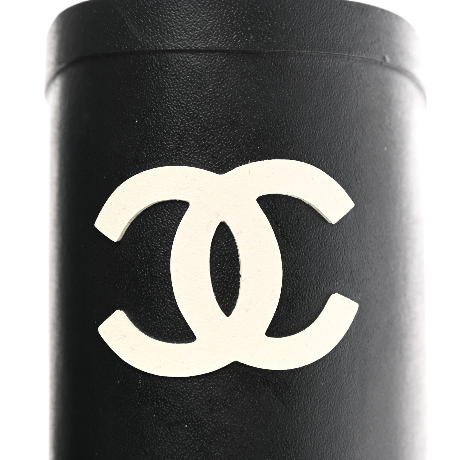 Chanel Caoutchouk CC High Boots 38 Black 7 of 8