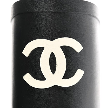 Chanel Caoutchouk CC High Boots 38 Black 7 of 8