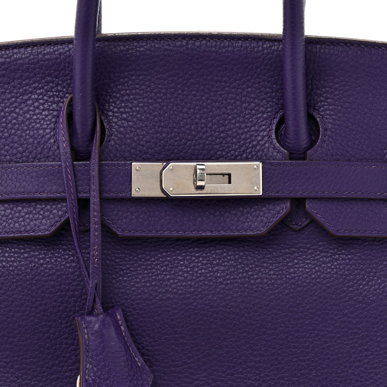 Hermes Taurillon Clemence Birkin 35 Iris 7 of 20