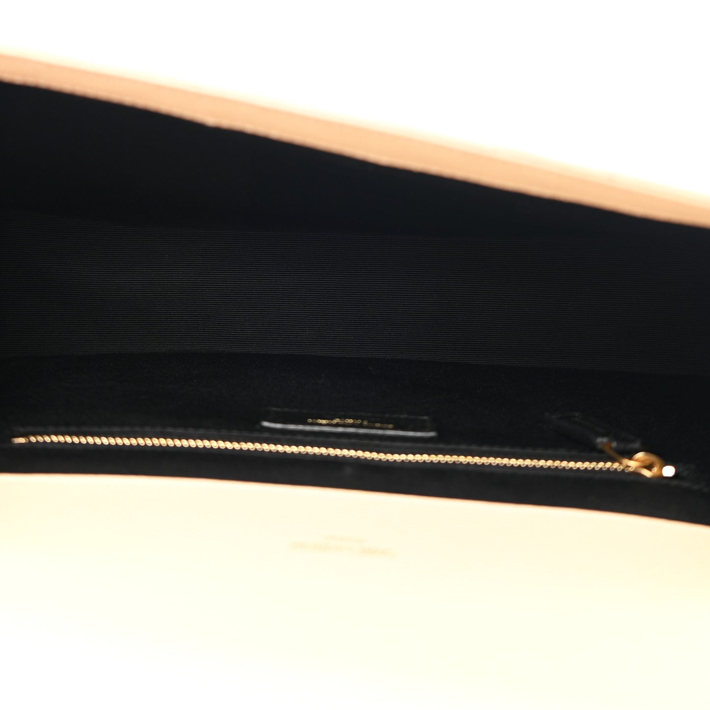 Grain De Poudre Matelasse Chevron Large Monogram Satchel Nude Powder