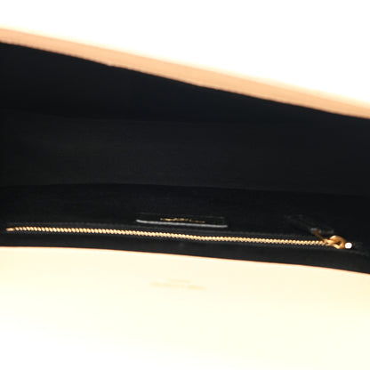 Saint Laurent Grain De Poudre Matelasse Chevron Large Monogram Satchel Nude Powder 5 of 11