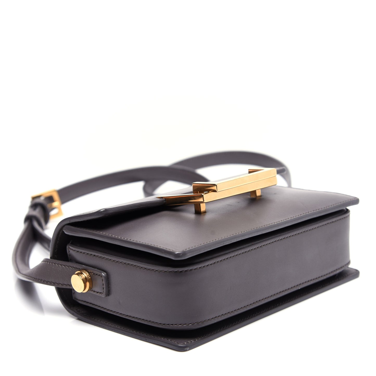 Calfskin Small Classic Lulu Bag Gray