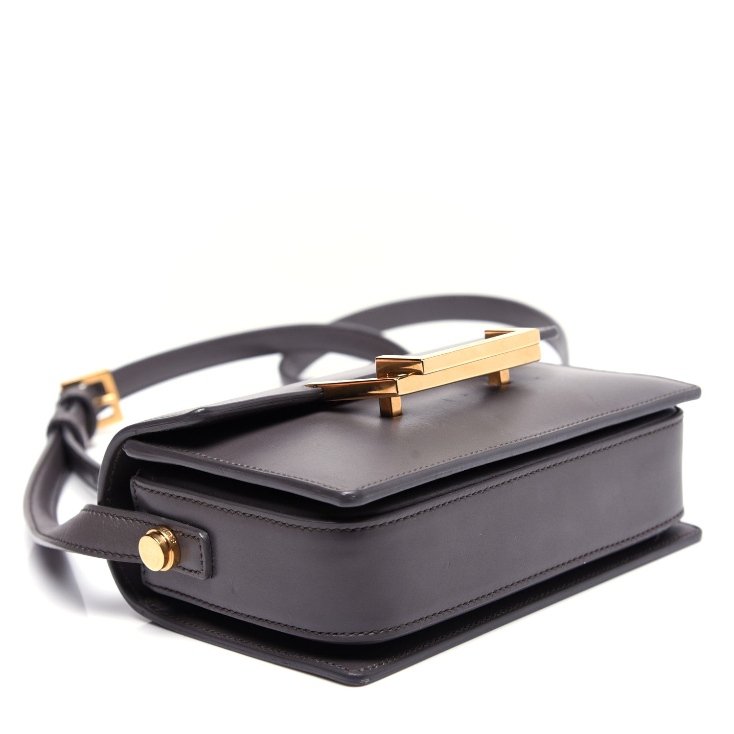 Saint Laurent Calfskin Small Classic Lulu Bag Gray 5 of 11