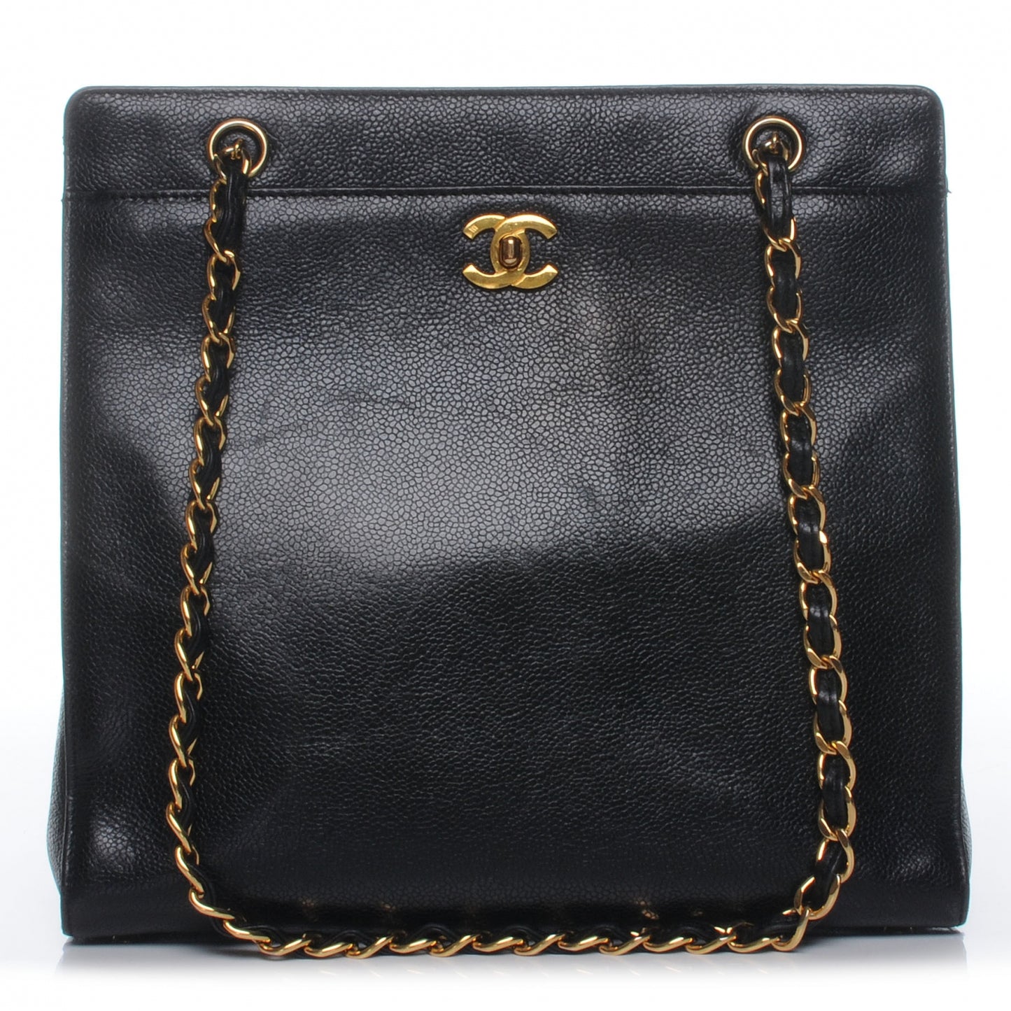 Caviar Shopper Tote Black
