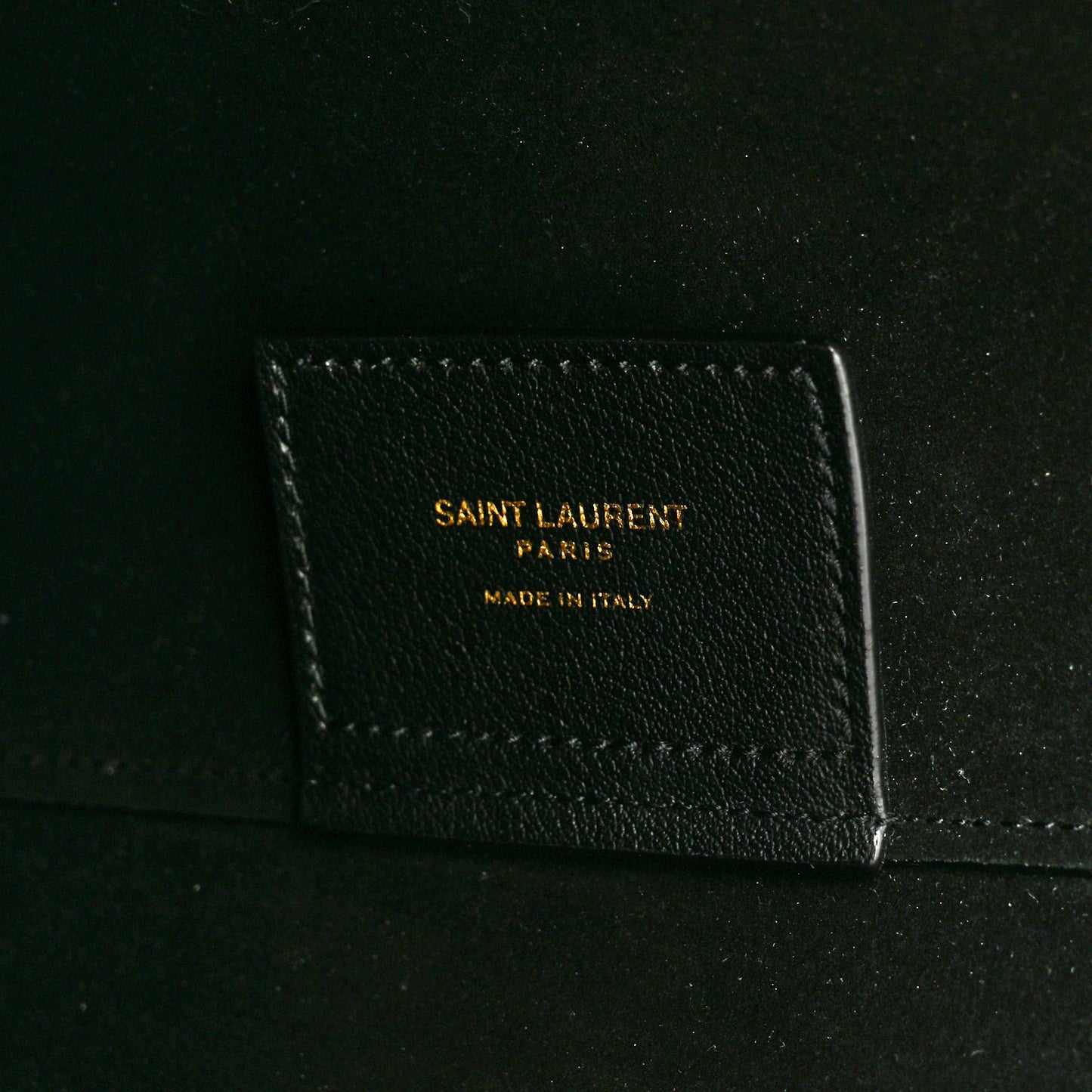 Calfskin Large Shopping Tote Black