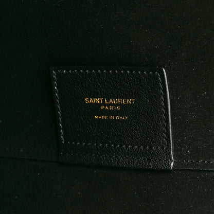 Saint Laurent Calfskin Large Shopping Tote Black 6 of 9