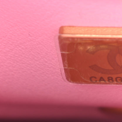 Chanel Shiny Caviar Pick Me Up Flap Belt Bag Pink 8 of 11