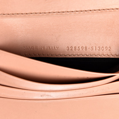 Saint Laurent Calfskin Trifold Wallet Pale Pink 6 of 11