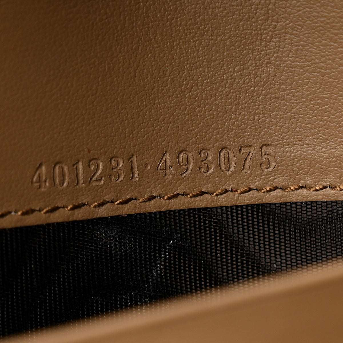 GG Supreme Monogram Mini Dionysus Chain Wallet Beige Taupe