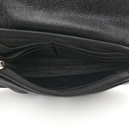 Chanel Caviar Half Moon Wallet On Chain WOC Black 5 of 12