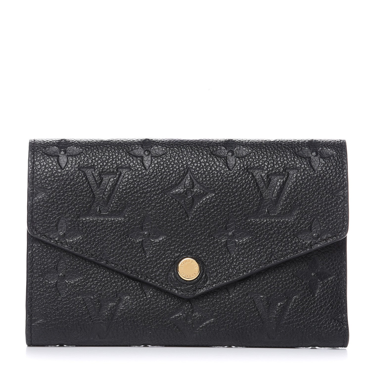 Louis Vuitton Empreinte Compact Curieuse Wallet Black 1 of 7