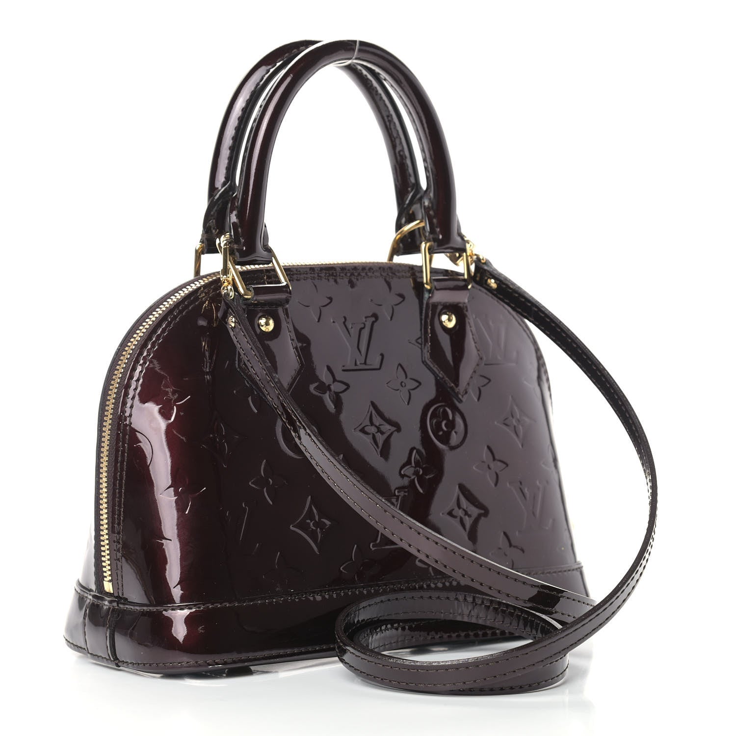 Louis Vuitton Vernis Alma BB Amarante 2 of 7