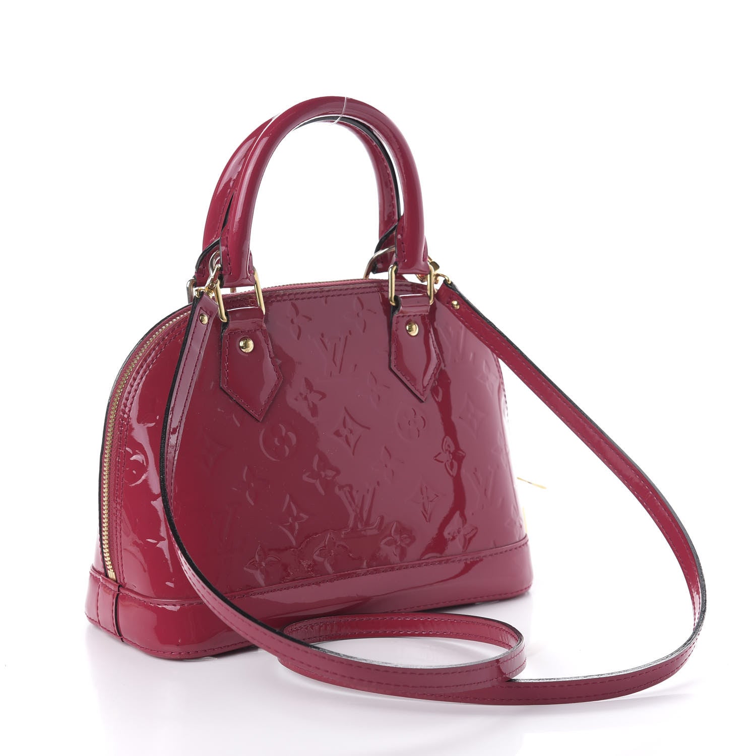 Louis Vuitton Vernis Alma BB Rose Indien 3 of 11