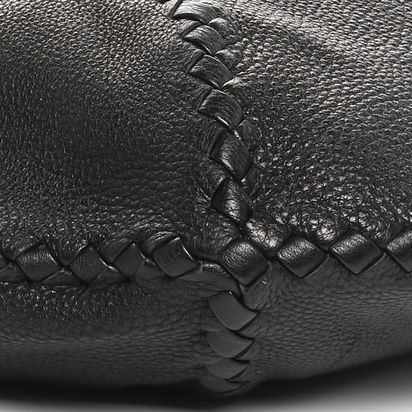Cervo Deerskin Large Hobo Black