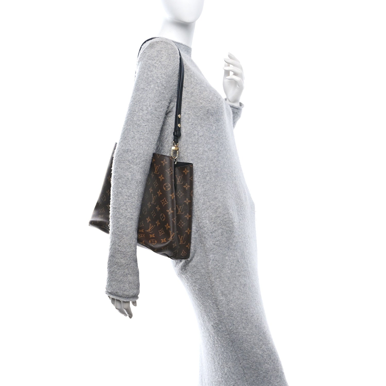 Louis Vuitton Monogram Neonoe MM Black 2 of 11