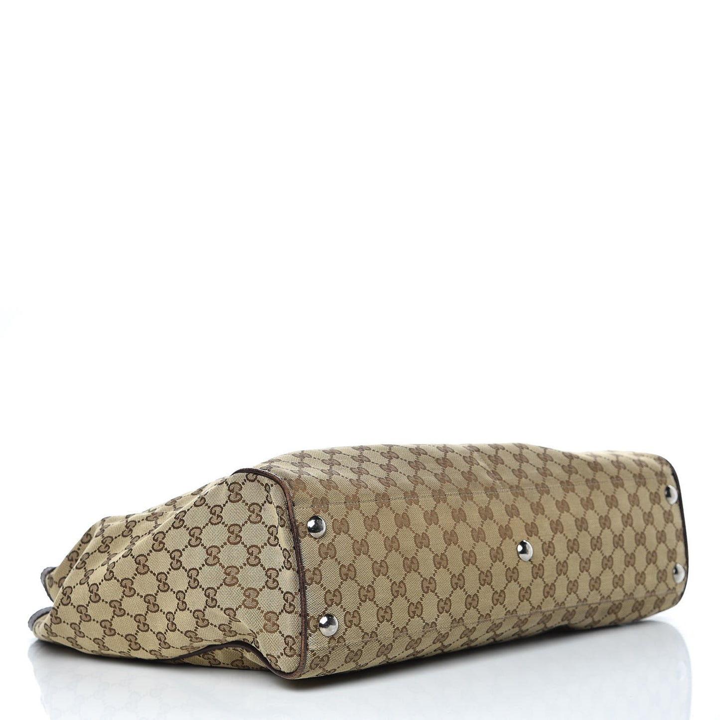 Soft GG Supreme Monogram Tote Dark Brown