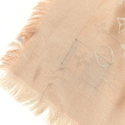 Louis Vuitton Silk Wool Monogram Shawl Dune 5 of 5