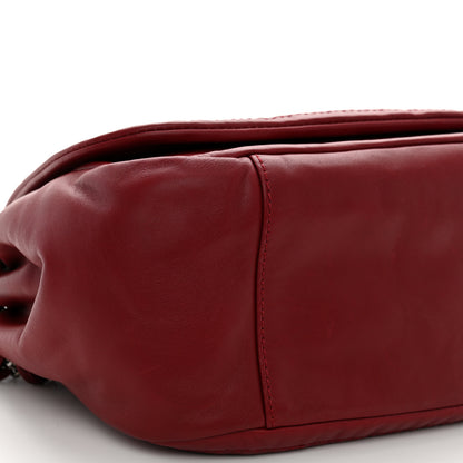 Chanel Smooth Calfskin Luxe Ligne Flap Red 9 of 10