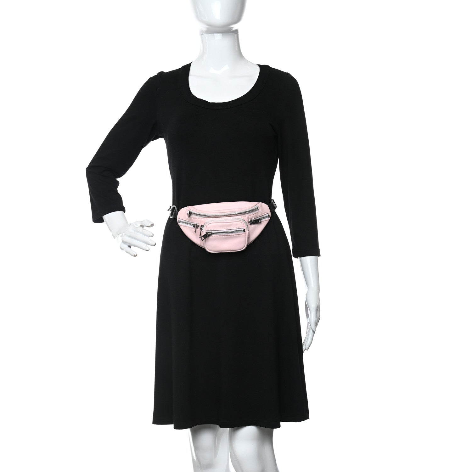 Alexander Wang Lambskin Mini Attica Belt Bag Light Pink 2 of 9