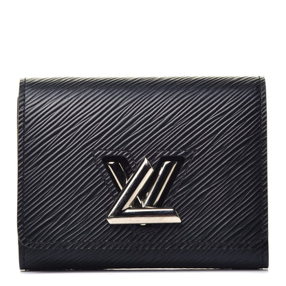 Louis Vuitton Epi Twist Compact Wallet Black 1 of 7