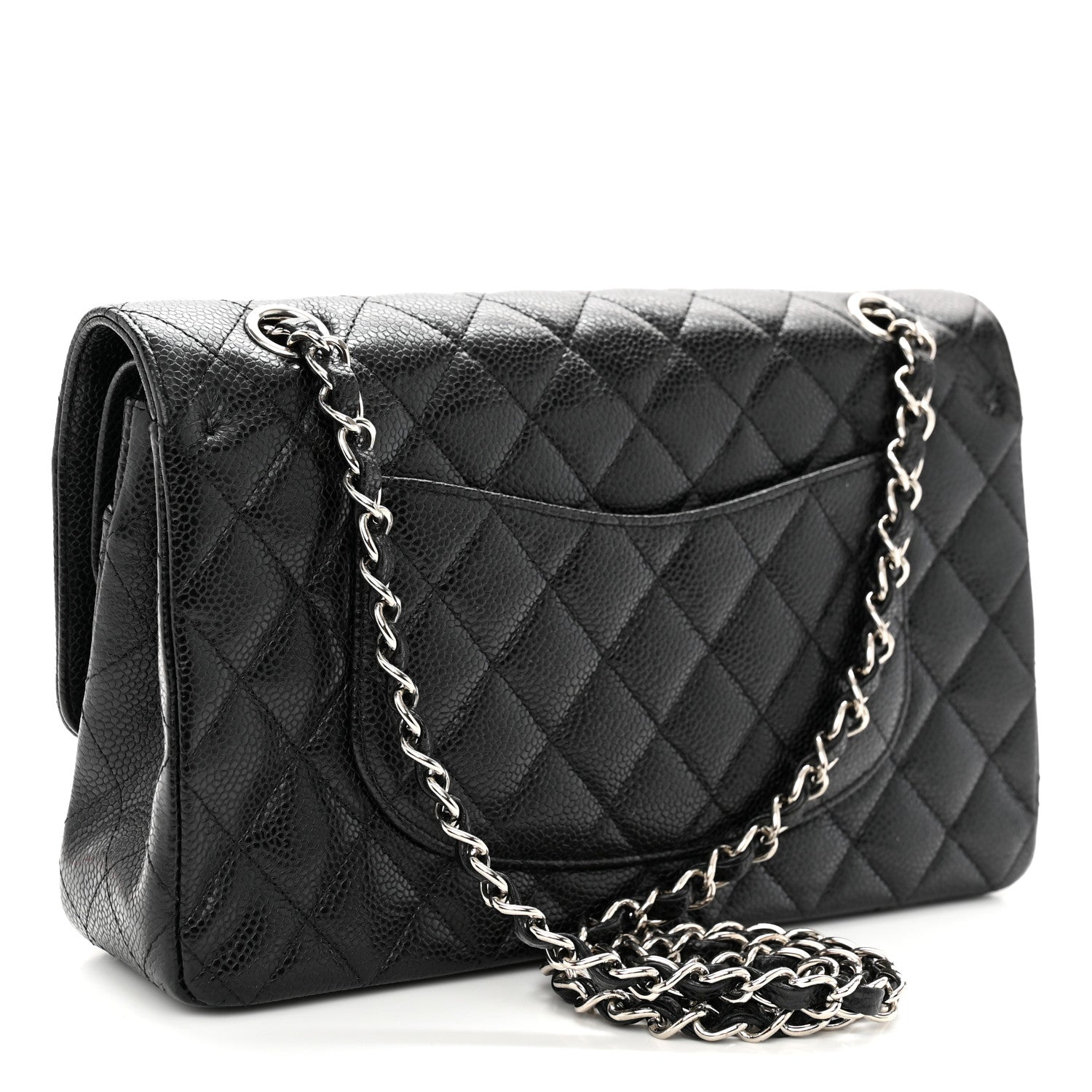 Chanel Caviar Quilted Medium Double Flap Black 3 of 11