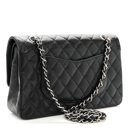 Chanel Caviar Quilted Medium Double Flap Black 3 of 11