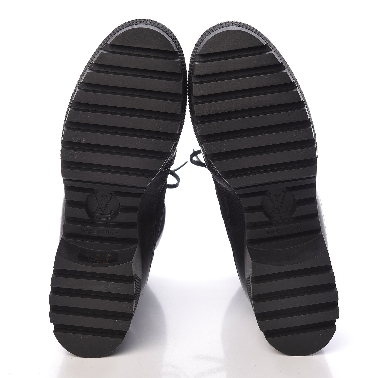 Louis Vuitton Suede Calfskin Monogram LV Black Heart Laureate Platform Desert Boots 37 Black 6 of 10
