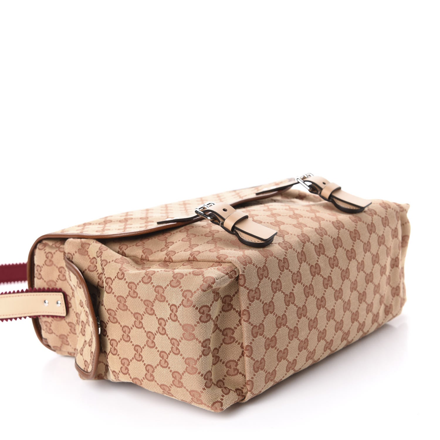 Gucci GG Monogram Diaper Bag Beige Ruggine Natural Antique Rose 4 of 11