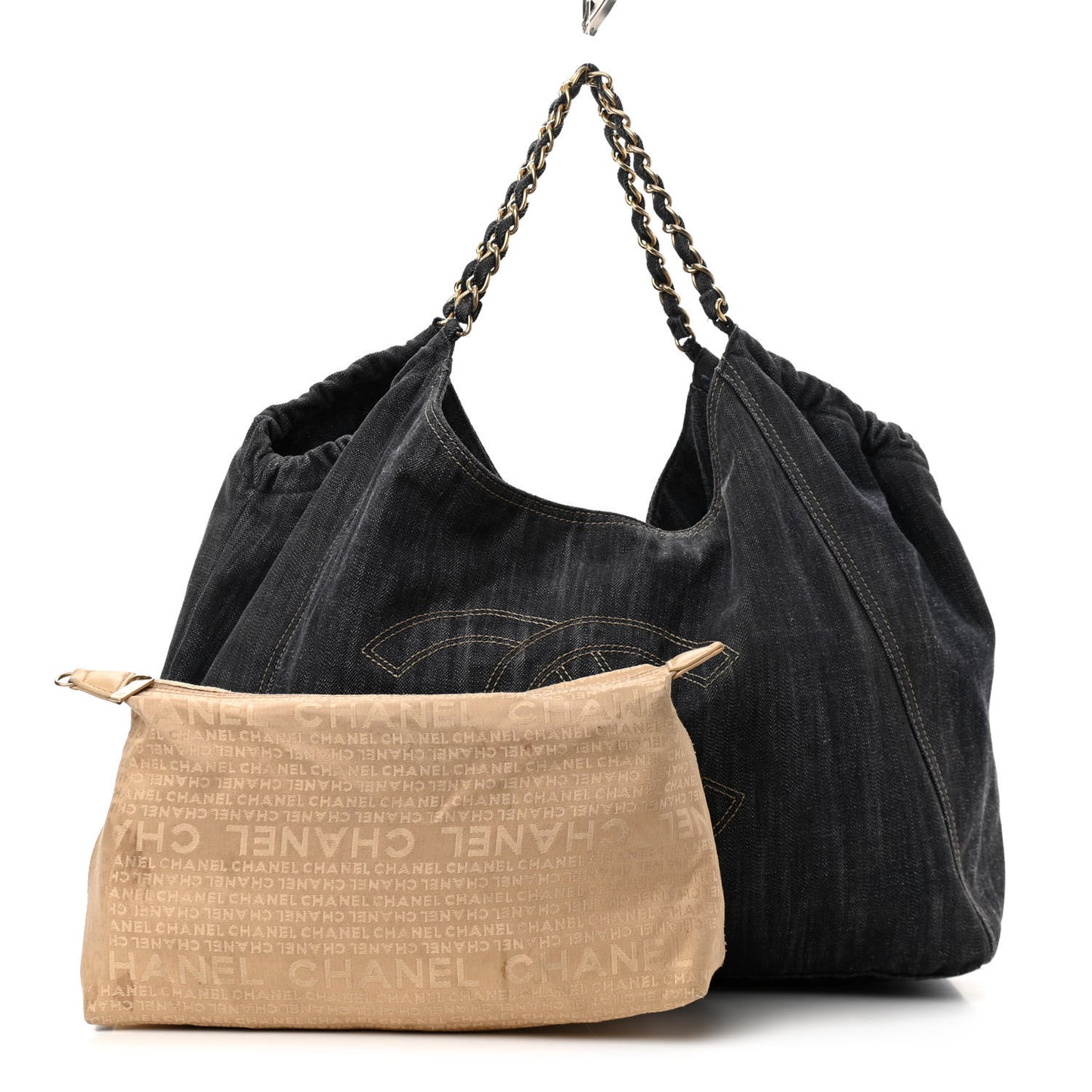 Denim XL Coco Cabas Tote Blue
