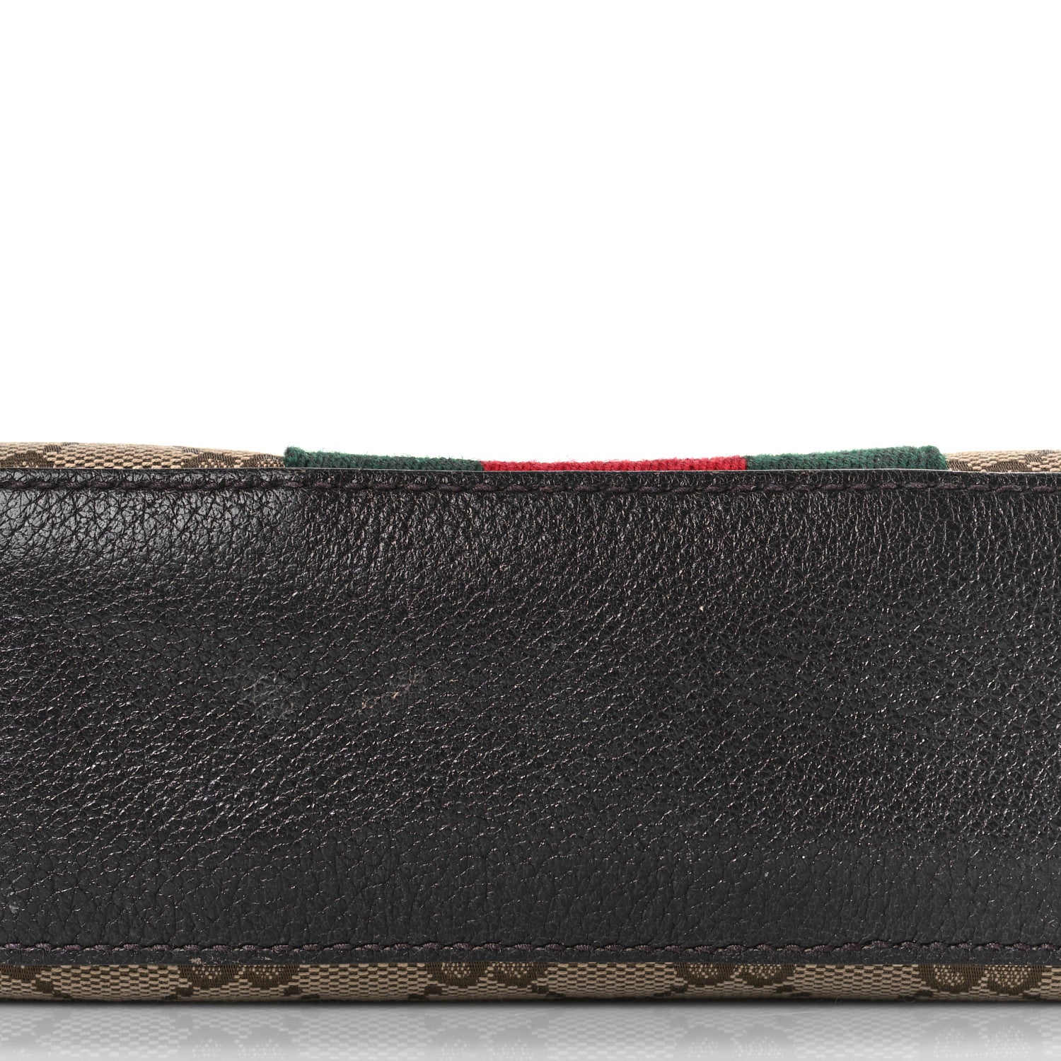 Gucci Monogram Web Small Webby Bee Shoulder Bag Dark Brown 10 of 22