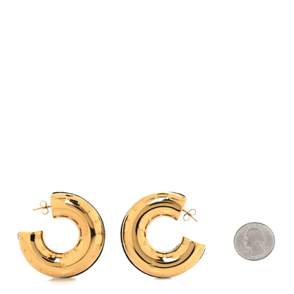 Louis Vuitton Monogram Wild Mini Hoop Earrings 2 of 5