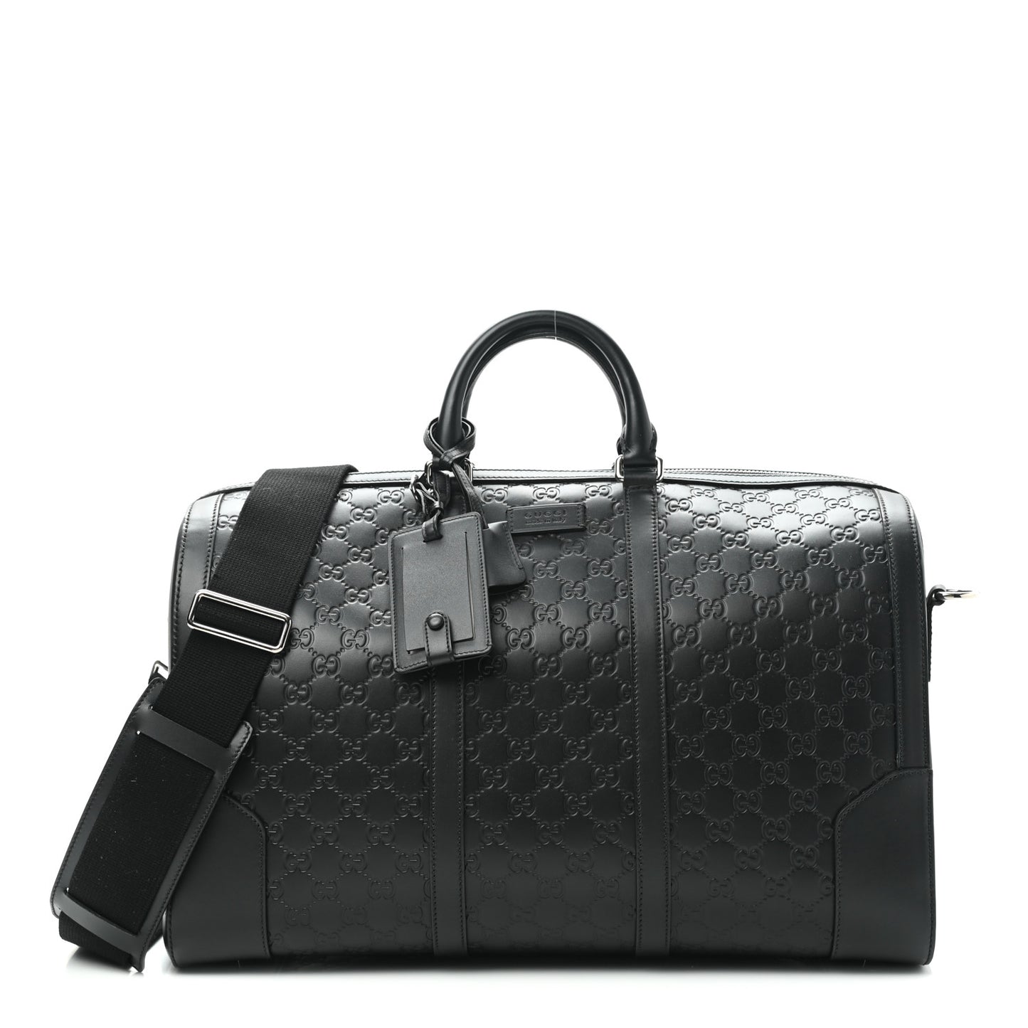 Guccissima Signature Medium Duffle Black