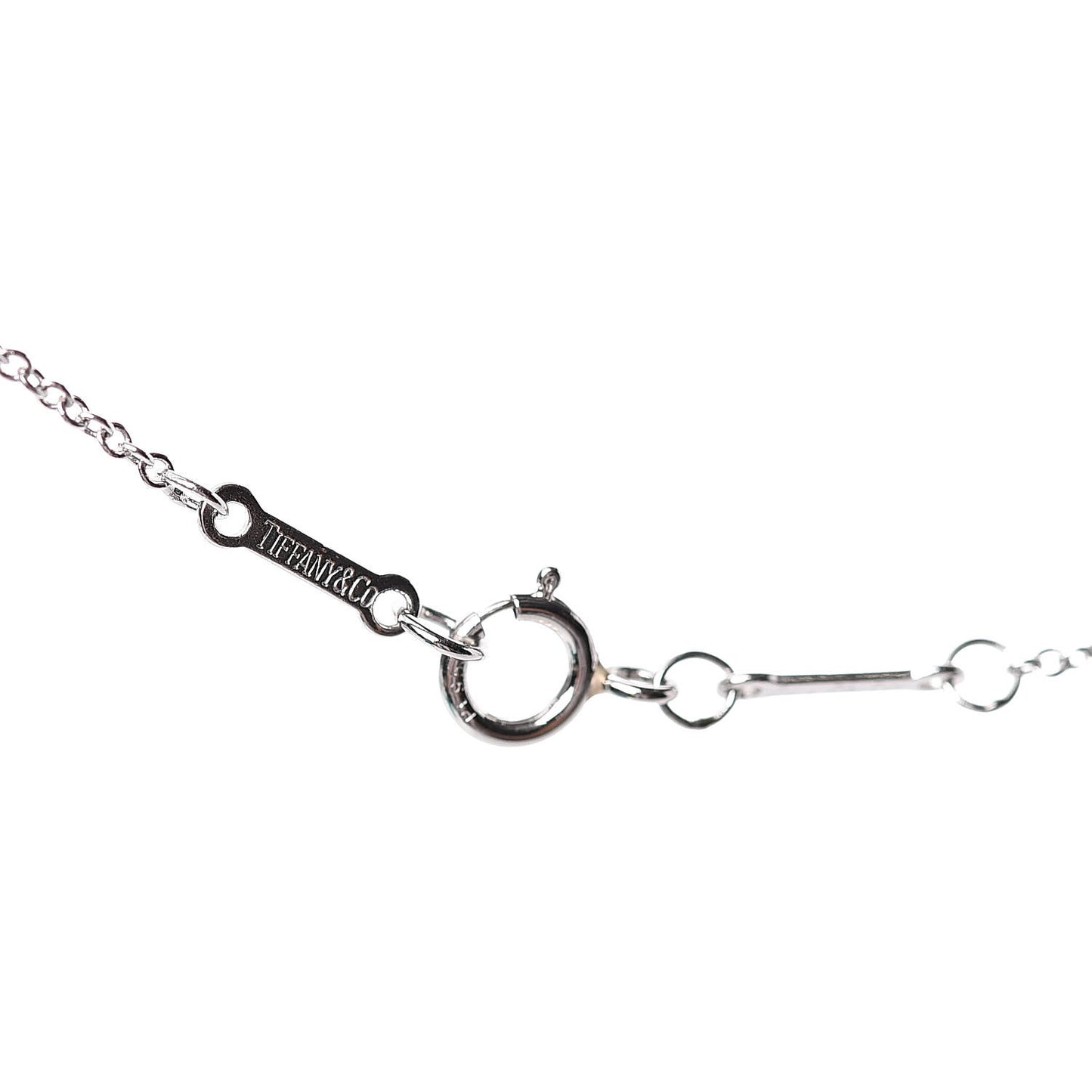 Platinum Diamond .43ct Elsa Peretti Diamonds by the Yard Pendant Necklace
