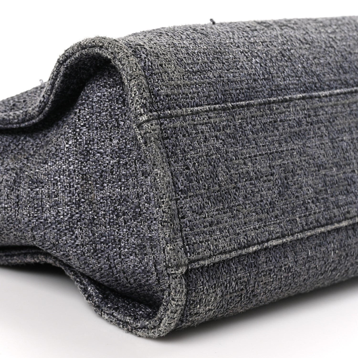 Chanel Lurex Boucle Small Deauville Tote Black 9 of 15