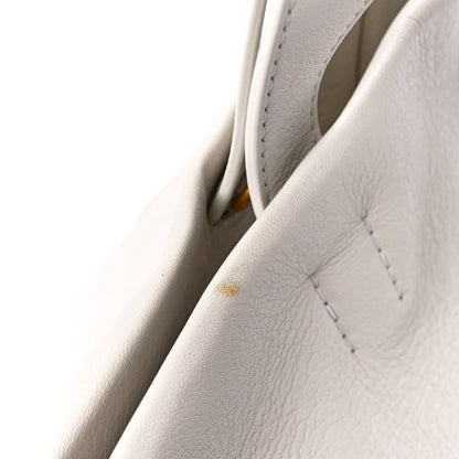 Mansur Gavriel Calfskin Mini Tulipano Bag Bianca 12 of 12