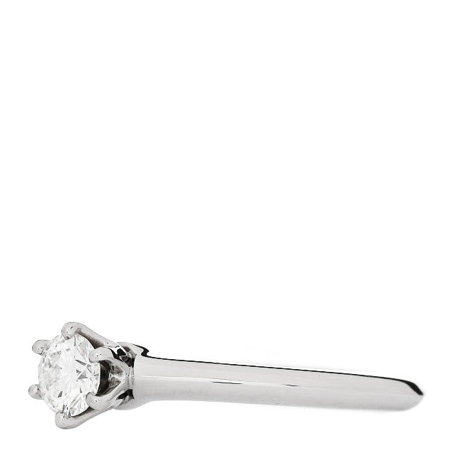 Tiffany Platinum Diamond .31ct Solitaire Engagement Ring 49 5 3 of 5