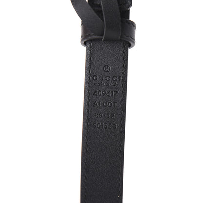 Gucci Calfskin Double G 20mm Belt 80 32 Black 4 of 6