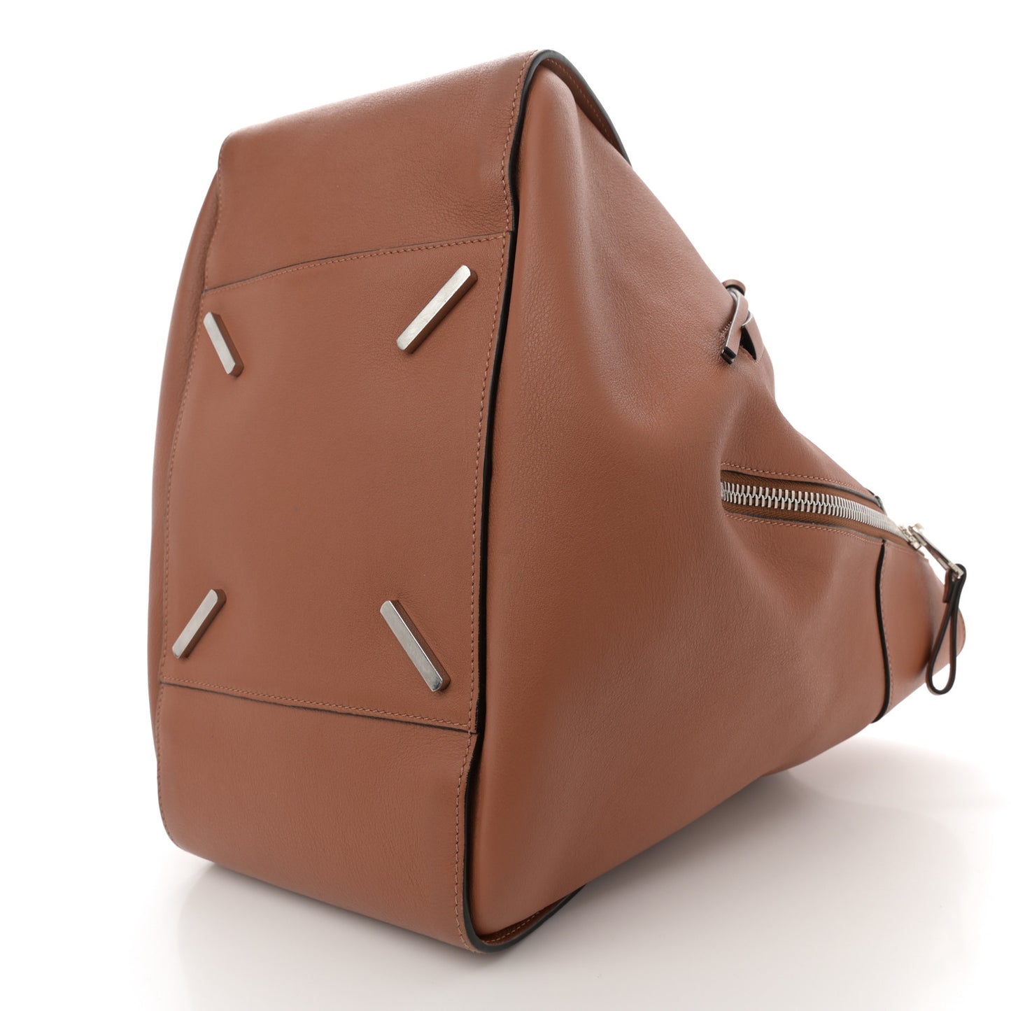 Calfskin Medium Hammock Shoulder Bag Tan