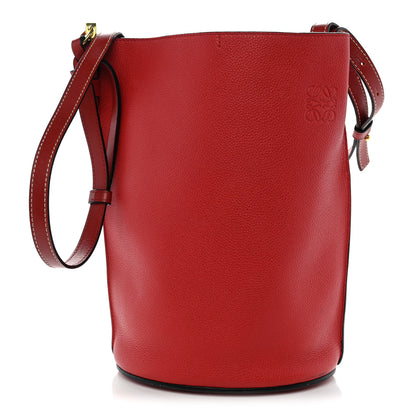 Loewe Calfskin Gate Bucket Bag Scarlet Burnt Red 1 of 9