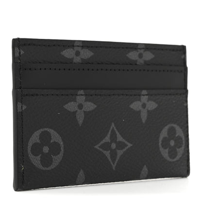Louis Vuitton Monogram Eclipse Porte-Cartes Double Card Holder 3 of 7