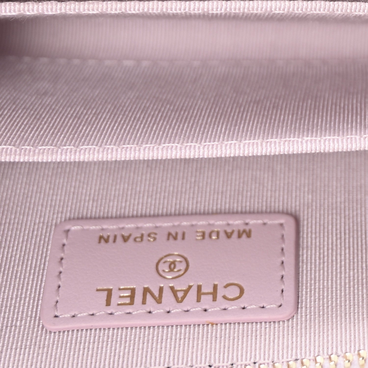 Chanel Caviar Quilted Zip Coin Purse Light Pink 5 of 7