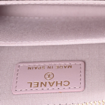 Chanel Caviar Quilted Zip Coin Purse Light Pink 5 of 7