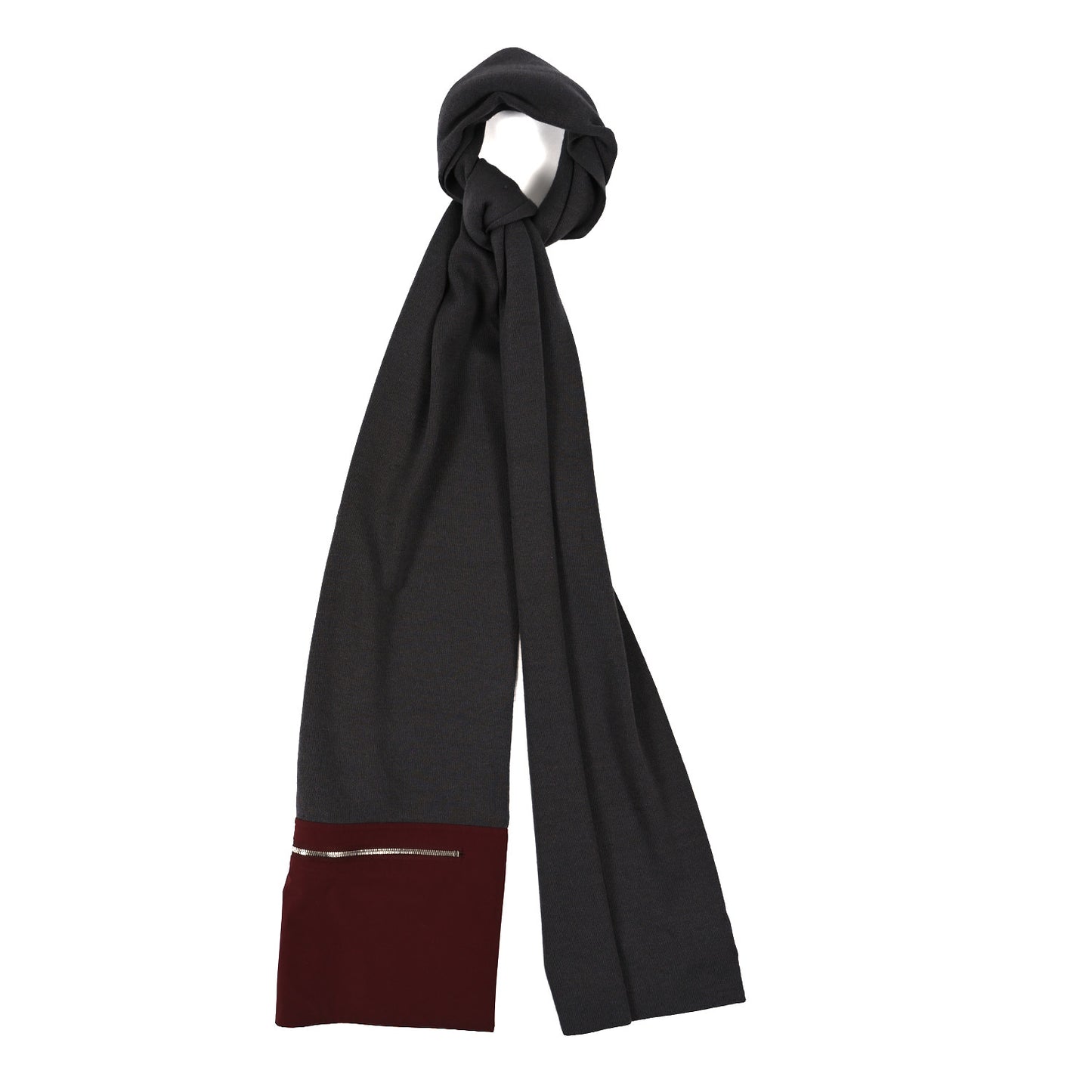 Cashmere Silk Zip Pocket Scarf