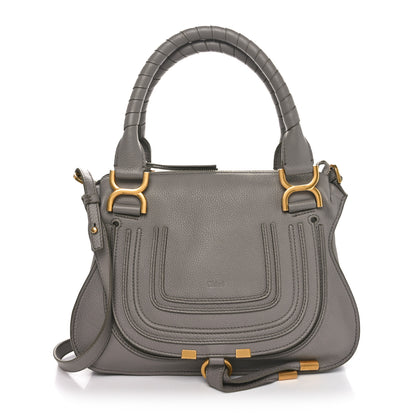Chloe Calfskin Small Marcie Satchel Cashmere Grey 1 of 10