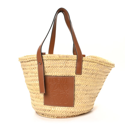 Loewe Raffia Basket Tote Bag Natural Tan 1 of 11