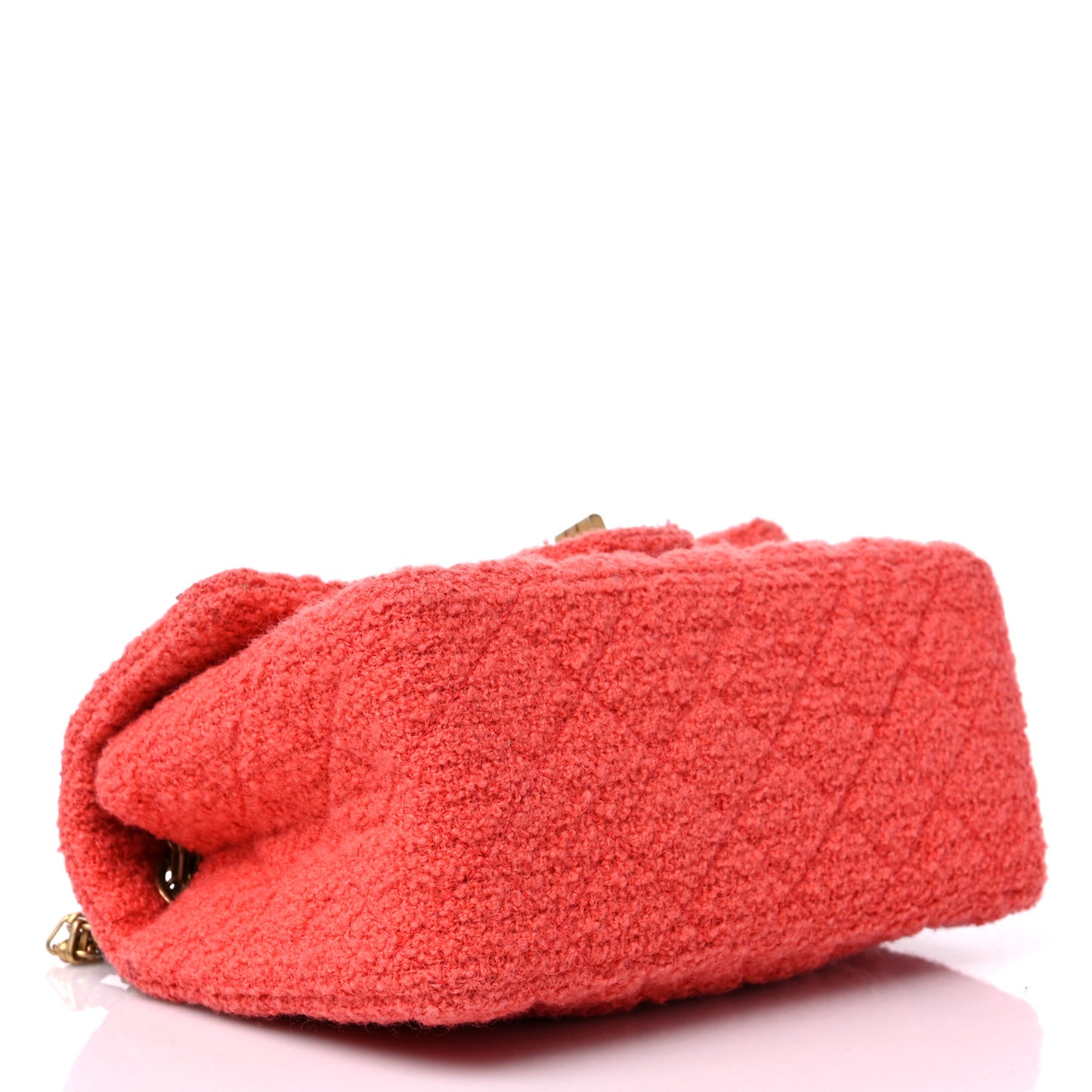 Tweed Quilted 2.55 Reissue Mini Flap Coral