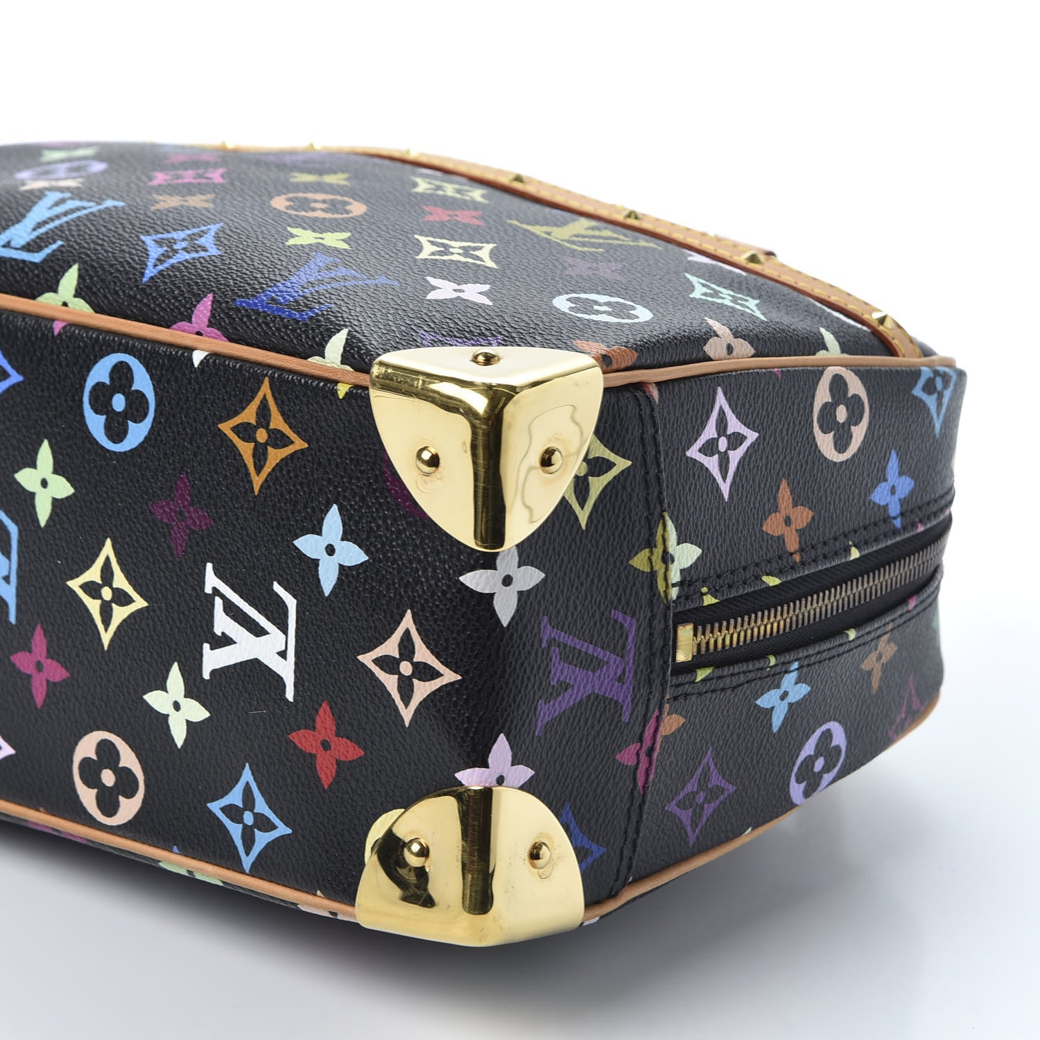 Louis Vuitton Monogram Multicolor Trouville Black 6 of 8
